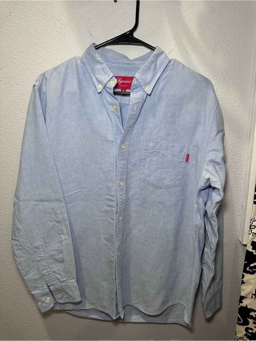Supreme Light Blue Button-Down Oxford Shirt